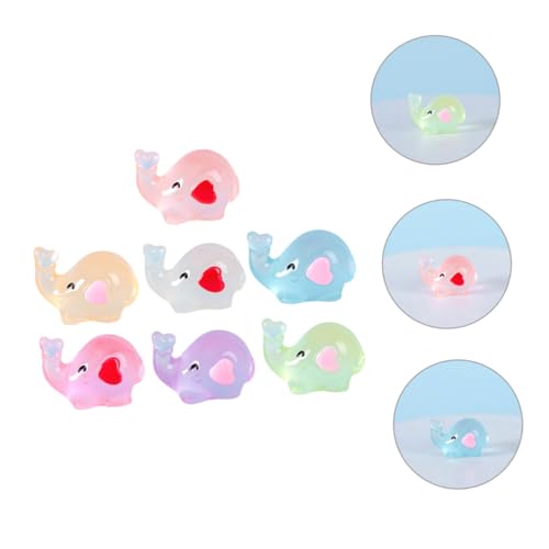 TOBBOMEY 7 Stück Teiliges Miniatur Elefanten Figuren aus Strapazierfähigem Harz Leuchtende Nachtlicht deko für Garten Auto Puppenhaus und Mikrolandschaft Niedliche Kleine Tier Ornamente TOBBOMEY 7 Stück Teiliges Miniatur Elefanten Figuren aus Strapazierfähigem Harz Leuchtende Nachtlicht deko für Garten Auto Puppenhaus und Mikrolandschaft Niedliche Kleine Tier Ornamente von TOBBOMEY