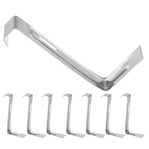 TOBBOMEY 8 Stück Teiliges Edelstahl Dachziegel Clips Rutschfest Schneehaken zur Stabilen Befestigung Verschiedenen Dachtypen für Erhöhte und Zuverlässigen Schutz bei Schnee TOBBOMEY 8 Stück Teiliges Edelstahl Dachziegel Clips Rutschfest Schneehaken zur Stabilen Befestigung Verschiedenen Dachtypen für Erhöhte und Zuverlässigen Schutz bei Schnee von TOBBOMEY