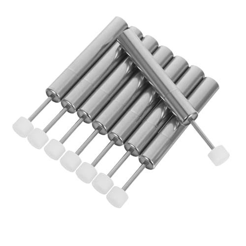 TOBBOMEY 8 Stück Teiliges Hydraulische Mülltonnen-dämpfer Sanftes Schließen Geräuscharm Stoßdämpfer für Abfalleimer Schnelle Montage Sicheres Dämpfungssystem für Küchen von TOBBOMEY