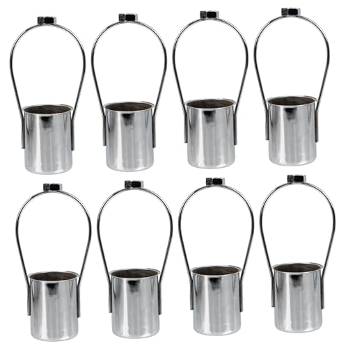 TOBBOMEY 8 Stück Teiliges Lampenfassung aus Eisen Abnehmbarer DIY Lampenschirmrahmen für Pendelleuchte und Wandlampe Robustes Einfache Montage Dekoratives Beleuchtungszubehör TOBBOMEY 8 Stück Teiliges Lampenfassung aus Eisen Abnehmbarer DIY Lampenschirmrahmen für Pendelleuchte und Wandlampe Robustes Einfache Montage Dekoratives Beleuchtungszubehör von TOBBOMEY
