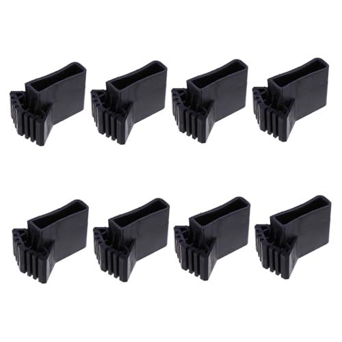 TOBBOMEY 8 Stück Teiliges Leiterfußschutz Langlebigem Rutschfestem Verschleißfest und Vibrationsdämpfend Kompatibel für Klappleitern Schützt Böden und Sorgt für Stabile Standfestigkeit von TOBBOMEY