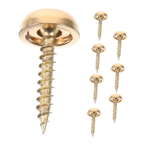 TOBBOMEY 8 Stück Teiliges Messing Dekorative Spiegel Schrauben mit Abdeckkappen Selbstschneidend Langlebig Für DIY Projekte und Möbel Verschönerung TOBBOMEY 8 Stück Teiliges Messing Dekorative Spiegel Schrauben mit Abdeckkappen Selbstschneidend Langlebig Für DIY Projekte und Möbel Verschönerung von TOBBOMEY