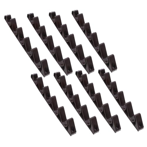 TOBBOMEY 8 Stück Teiliges Nylon Verbindungsstück für Klappstühle Fach Verstellbare Rückenlehnenhalterung Wetterfester Stuhlverbindungsclip für Garten Camping und Outdoor Möbel von TOBBOMEY