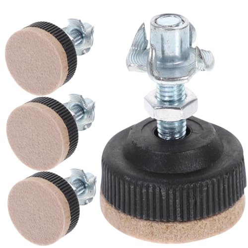 TOBBOMEY 8 Stück Teiliges Verstellbares Möbelfuß aus Filz Höhenverstellbare Tisch und Stuhl Nivellierschrauben Kratzfeste Filzunterlage für Unebene Böden Langlebige Möbelbeine zur TOBBOMEY 8 Stück Teiliges Verstellbares Möbelfuß aus Filz Höhenverstellbare Tisch und Stuhl Nivellierschrauben Kratzfeste Filzunterlage für Unebene Böden Langlebige Möbelbeine zur von TOBBOMEY