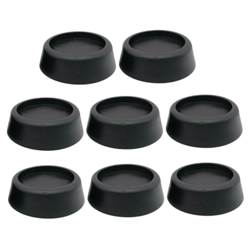 TOBBOMEY 8 Stück Teiliges Waschmaschinen Vibrationspad rutschfeste Wasserfeste Gummifüße mit Hoher Tragkraft Schockabsorbierend Bodenschonend Geeignet für Waschmaschine und Trockner TOBBOMEY 8 Stück Teiliges Waschmaschinen Vibrationspad rutschfeste Wasserfeste Gummifüße mit Hoher Tragkraft Schockabsorbierend Bodenschonend Geeignet für Waschmaschine und Trockner von TOBBOMEY