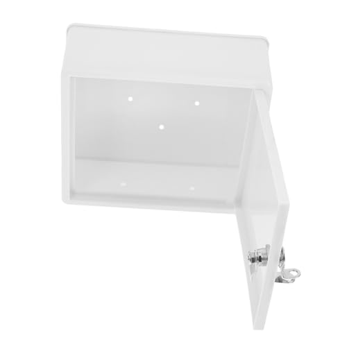 TOBBOMEY Abschließbare Milchbox Wandmontage Flexibel Platzierbar Minimalistisches Design Robuste Aufbewahrung Milchbehälter Für Außenbereich Und Schreibtisch Nutzung von TOBBOMEY