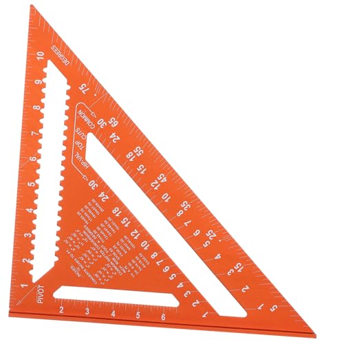 TOBBOMEY Aluminium Dreieckwinkel Holzarbeiter Werkzeug Multifunktional Präzise Messung Leicht Langlebig Robust Für Schreiner Bau Renovierung TOBBOMEY Aluminium Dreieckwinkel Holzarbeiter Werkzeug Multifunktional Präzise Messung Leicht Langlebig Robust Für Schreiner Bau Renovierung von TOBBOMEY