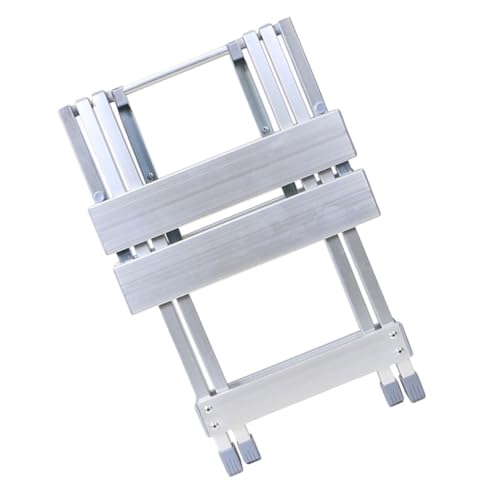 TOBBOMEY Aluminium Klapphocker Faltbar Robuster Outdoor Campingstuhl Leichter Angelhocker für Garten Picknick Tragbarer Sitz mit Hoher Tragkraft für Erwachsene von TOBBOMEY