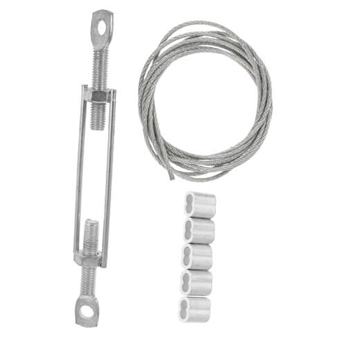 TOBBOMEY Aluminium Scaffold Fixing Set mit Seil und Aluminiumklemmen Vielseitiger Gerüstbefestiger und Leiterzubehör für Sichere Langlebige Gerüststabilisierung und Effizienten von TOBBOMEY
