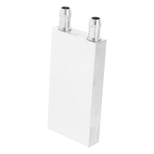 TOBBOMEY Aluminium Wasserkühler CPU Radiator Wasserkühlblock mit Seitlichem Auslass Leise Langlebig für Grafikkarten und PC Wasserkühlsystem TOBBOMEY Aluminium Wasserkühler CPU Radiator Wasserkühlblock mit Seitlichem Auslass Leise Langlebig für Grafikkarten und PC Wasserkühlsystem von TOBBOMEY