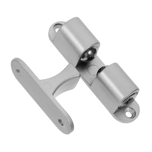 TOBBOMEY Aluminiumlegierung Möbel Türfeder Schnäpper Verstellbar mit Feder und Kugel für Schranktüren Langlebiger Türverschluss für Schränke Kleiderschränke Vitrinen Einfache Montage von TOBBOMEY