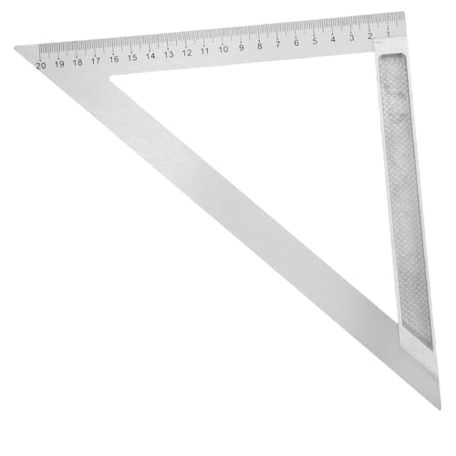 TOBBOMEY Aluminiumlegierung Winkelmesser Breiter Fuß Holzverarbeitung Quadratlineal Multifunktional Präzises Messwerkzeug für Schreiner und Ingenieure TOBBOMEY Aluminiumlegierung Winkelmesser Breiter Fuß Holzverarbeitung Quadratlineal Multifunktional Präzises Messwerkzeug für Schreiner und Ingenieure von TOBBOMEY