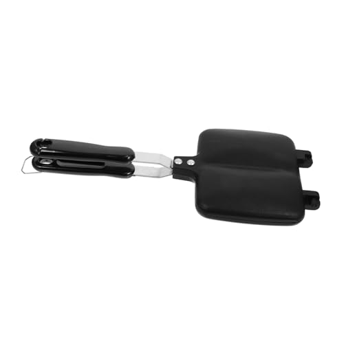 TOBBOMEY Antihaft Grillpfanne Aluminium Doppelseitig Beheizbar Toast Maker Sandwich Bratpfanne Haushaltsküche Bpa Frei Leicht zu Reinigen für Gasherd und Elektroherd von TOBBOMEY