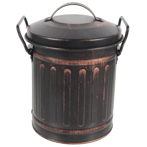 TOBBOMEY Ascheeimer für Kamin mit Hitzebeständigem Griff Kompakter Kohleeimer für Kohleasche Multifunktionaler Feuerstelle Behälter für Garten und Haushalt Schwarz TOBBOMEY Ascheeimer für Kamin mit Hitzebeständigem Griff Kompakter Kohleeimer für Kohleasche Multifunktionaler Feuerstelle Behälter für Garten und Haushalt Schwarz von TOBBOMEY