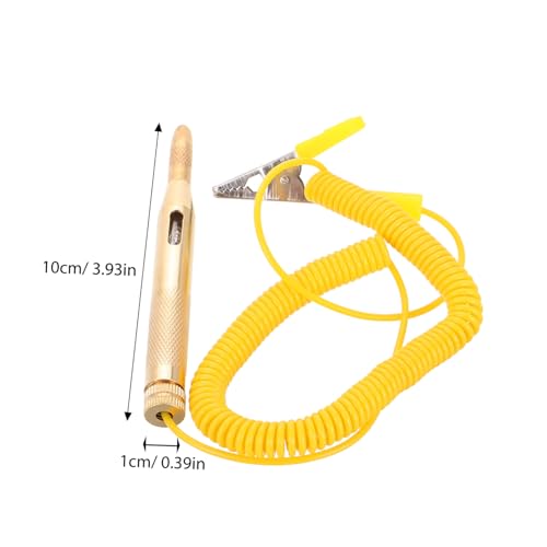 TOBBOMEY Auto Spannungsprüfer Pen mit Krokodilklemme Digitaler Fahrzeug Stromkreistester mit Präziser Spannungsanzeige Kompakt Langlebig Geeignet für Pkw und Lkw Elektronik Reparatur von TOBBOMEY