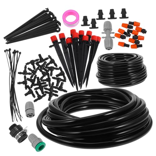 TOBBOMEY Automatisches Tropfbewässerungssystem Schläuche Gartenset für Topfpflanzen und Garten Langlebiges Gleichmäßiges Bewässerungskit zur Wassereinsparung und Vielseitiger Nutzung im von TOBBOMEY