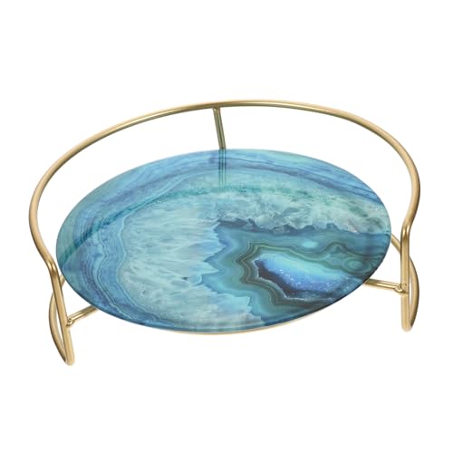 TOBBOMEY Badezimmer Organizer Aufbewahrungsregal Grün Steinoptik Einlagiges Kosmetikhalter Desktop Ablage für Hautpflegeprodukte Multifunktional für Wohnzimmer Schlafzimmer und Büro TOBBOMEY Badezimmer Organizer Aufbewahrungsregal Grün Steinoptik Einlagiges Kosmetikhalter Desktop Ablage für Hautpflegeprodukte Multifunktional für Wohnzimmer Schlafzimmer und Büro von TOBBOMEY