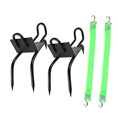 TOBBOMEY Baumkletterwerkzeug aus Schwarzem Karbonstahl mit Rutschfesten Spikes und Elastischen Bändern Langlebige Baumkletterschuhe für Erntearbeiten Forstarbeiten und Outdoor TOBBOMEY Baumkletterwerkzeug aus Schwarzem Karbonstahl mit Rutschfesten Spikes und Elastischen Bändern Langlebige Baumkletterschuhe für Erntearbeiten Forstarbeiten und Outdoor von TOBBOMEY