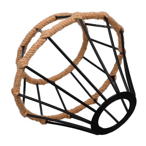 TOBBOMEY Boho Lampenschirm Handgefertigt Natürlich Geflochtene Fasern Eisenrahmen Stilvoll Sanft Licht Diffusor Für Wohnzimmer Schlafzimmer Esszimmer Deckenleuchte Schwarz TOBBOMEY Boho Lampenschirm Handgefertigt Natürlich Geflochtene Fasern Eisenrahmen Stilvoll Sanft Licht Diffusor Für Wohnzimmer Schlafzimmer Esszimmer Deckenleuchte Schwarz von TOBBOMEY