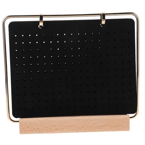 TOBBOMEY Brooch Pin Display Organizer Pages Felt Jewelry Holder with Elegant Wooden Stand Multipurpose Storage for and Badge Display TOBBOMEY Brooch Pin Display Organizer Pages Felt Jewelry Holder with Elegant Wooden Stand Multipurpose Storage for and Badge Display von TOBBOMEY