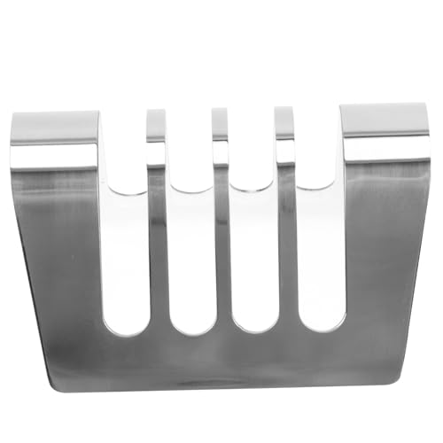 TOBBOMEY Brotscheibenhalter Fach Stapelbar Brotregal Toastständer Spiegelpoliert Leicht zu Reinigen und Langlebig Für Frühstück und Buffet Geeignet TOBBOMEY Brotscheibenhalter Fach Stapelbar Brotregal Toastständer Spiegelpoliert Leicht zu Reinigen und Langlebig Für Frühstück und Buffet Geeignet von TOBBOMEY