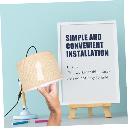 TOBBOMEY Ceiling Lamp Shade aus Langlebigem Kunststoff Gelb Moderner Sechseckiger Lampenschirm Schutz für Deckenleuchten Einfache Montage Geeignet für Wohnzimmer und Schlafzimmer von TOBBOMEY