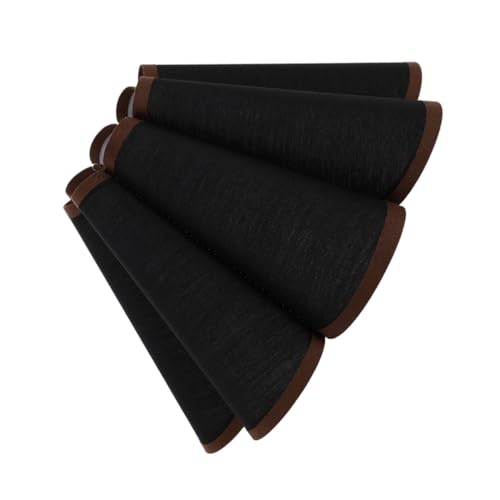 TOBBOMEY Cloth Craft Lampenschirm für Tisch Wandleuchte Faltbarer Schwarzer Lampenschirm Langlebiger Schützender Stoff für Innenraumdekoration Wohnzimmer Schlafzimmer TOBBOMEY Cloth Craft Lampenschirm für Tisch Wandleuchte Faltbarer Schwarzer Lampenschirm Langlebiger Schützender Stoff für Innenraumdekoration Wohnzimmer Schlafzimmer von TOBBOMEY