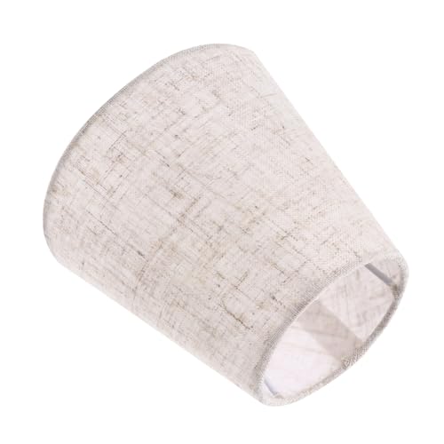 TOBBOMEY Cloth Lampshade aus Leinenstoff Lampenschirm für Tisch Wandleuchten Einfache Montage Langlebig und Vielseitig für Wohn Arbeitsräume Schutz für Glühbirnen und Lichtverteilung von TOBBOMEY