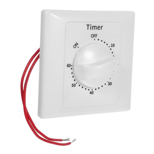 TOBBOMEY Countdown Timer Schalter für Wasserkocher Klimaanlagen Ventilatoren Wasserspender Digitaler Zeitschalter für Innenräume Programmierbar für Nutzung von TOBBOMEY