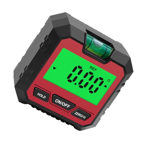 TOBBOMEY Digitaler Neigungsmesser mit Magnetfuß Multifunktionaler Digitaler Winkelmesser Protractor Inklinometer Wasserwaage Präzises Messwerkzeug für Holzarbeiten Bau Kfz und Installation TOBBOMEY Digitaler Neigungsmesser mit Magnetfuß Multifunktionaler Digitaler Winkelmesser Protractor Inklinometer Wasserwaage Präzises Messwerkzeug für Holzarbeiten Bau Kfz und Installation von TOBBOMEY