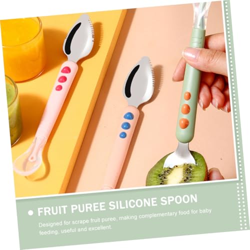 TOBBOMEY Doppelseitiger mit Edelstahlspitze Bpa frei Aufbewahrungsbox für Brei Fruchtpüree Fütterung und Training von Säuglingen Kompakt und Leicht Rosa TOBBOMEY Doppelseitiger mit Edelstahlspitze Bpa frei Aufbewahrungsbox für Brei Fruchtpüree Fütterung und Training von Säuglingen Kompakt und Leicht Rosa von TOBBOMEY