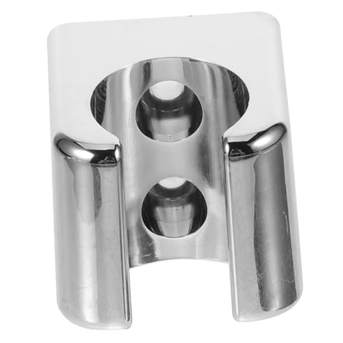 TOBBOMEY Duschkopfhalterung Kleiner Duschbrausehalter Selbstklebend Wasserfester Duschkopfhalter Ohne Bohren Für Glatte Oberflächen Badezimmer Handbrausehalterung von TOBBOMEY