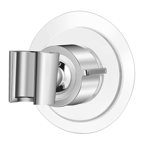 TOBBOMEY Duschkopfhalterung ohne Bohren mit Starkem Klebepad Verstellbarer Winkel Wandhalterung für Handbrause Kompakte und Langlebige Duschsprinklerhalterung für Badezimmer TOBBOMEY Duschkopfhalterung ohne Bohren mit Starkem Klebepad Verstellbarer Winkel Wandhalterung für Handbrause Kompakte und Langlebige Duschsprinklerhalterung für Badezimmer von TOBBOMEY