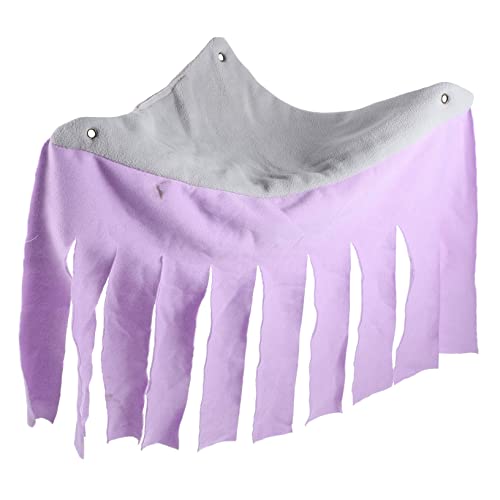 TOBBOMEY Eck Hängematte für Kleintiere aus Weichem Fleece Atmungsaktives Hamster Versteck mit Verstellbarer Aufhängung Langlebiges Meerschweinchen Spiel und Ruhehaus Waschbar Geeignet für von TOBBOMEY