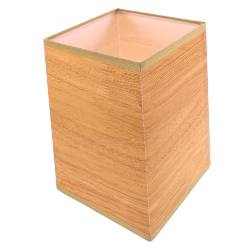 TOBBOMEY Eckiger Lampenschirm aus Leinen und Metall Universeller Ersatzschirm für Tischlampe Langlebiger und Stabiler Lampenüberzug Abnehmbar und Leicht zu Reinigen Geeignet für Zuhause von TOBBOMEY