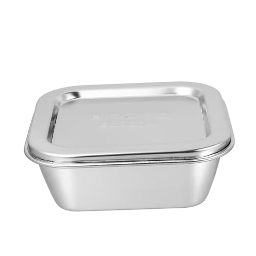 TOBBOMEY Edelstahl Butter Aufbewahrungsbox mit Deckel Material Große Rechteckige Butterdose für Frische Lagerung Geruchsabweisend Langlebig und Praktisch für Küche TOBBOMEY Edelstahl Butter Aufbewahrungsbox mit Deckel Material Große Rechteckige Butterdose für Frische Lagerung Geruchsabweisend Langlebig und Praktisch für Küche von TOBBOMEY