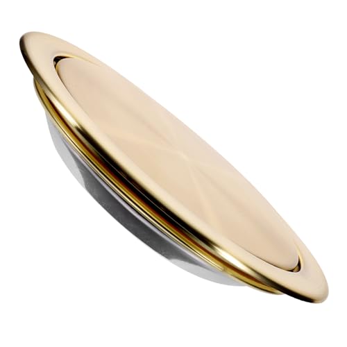 TOBBOMEY Edelstahl Einbau Mülleimer Deckel Recessed Flip Klappe Hygienisch Kratzfest Kompakt Für Badezimmer Waschbecken Und Küchenabfallbehälter von TOBBOMEY
