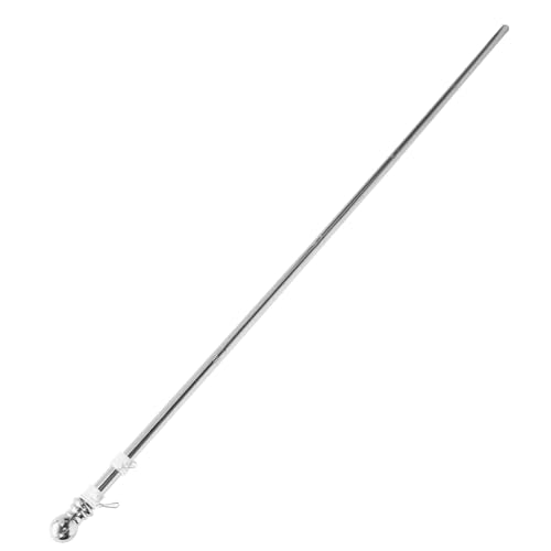 TOBBOMEY Edelstahl Fahnenmast Außenbereich mit Drehfunktion Stabiler Garten flaggenmast Rostfrei Einfache Installation für Wand Dach von TOBBOMEY