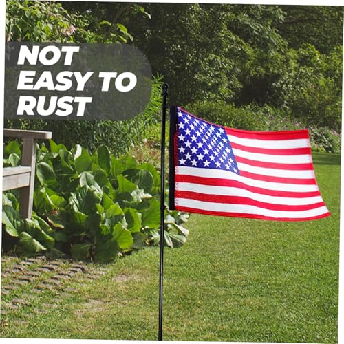 TOBBOMEY Edelstahl Fahnenmast Drehbar Abnehmbar Wetterfest Stabil für Garten Außenbereich mit Verhedderungsschutz für Garten Saisonfahnen TOBBOMEY Edelstahl Fahnenmast Drehbar Abnehmbar Wetterfest Stabil für Garten Außenbereich mit Verhedderungsschutz für Garten Saisonfahnen von TOBBOMEY