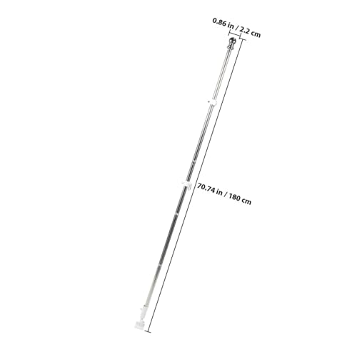 TOBBOMEY Edelstahl Fahnenmast Set mit Segmenten Inklusive Weißem Sockel und Flaggenhalter Langlebig und Rostfrei Einfach zu Montieren für Wohnhäuser und Gartenflaggen TOBBOMEY Edelstahl Fahnenmast Set mit Segmenten Inklusive Weißem Sockel und Flaggenhalter Langlebig und Rostfrei Einfach zu Montieren für Wohnhäuser und Gartenflaggen von TOBBOMEY