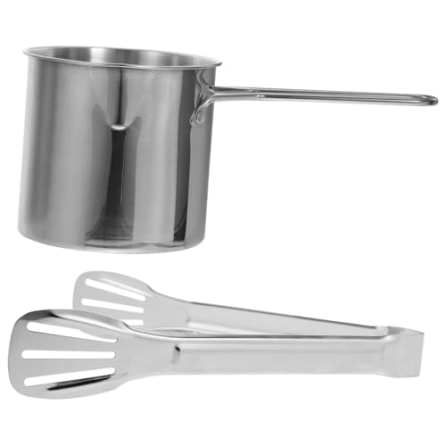 TOBBOMEY Edelstahl Fritteusen Set Teilig mit Ergonomischem Griff Rutschfest Hitzebeständig Multifunktional für Fettarmes Frittieren in Küche und Haushalt TOBBOMEY Edelstahl Fritteusen Set Teilig mit Ergonomischem Griff Rutschfest Hitzebeständig Multifunktional für Fettarmes Frittieren in Küche und Haushalt von TOBBOMEY