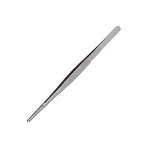TOBBOMEY Edelstahl Kochpinzette Lang Hitzebeständig Rostfrei Leicht Food Clip für Grillen Bbq Servieren Küchenzange Vielseitig für Meeresfrüchte Steak Kuchen von TOBBOMEY