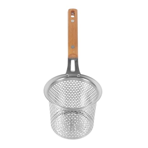 TOBBOMEY Edelstahl Nudelsieb mit Langem Griff Rostfreier Vielseitig für Hot Pot Spaghetti und Frittierte Speisen Robust Leicht zu Reinigen Groß TOBBOMEY Edelstahl Nudelsieb mit Langem Griff Rostfreier Vielseitig für Hot Pot Spaghetti und Frittierte Speisen Robust Leicht zu Reinigen Groß von TOBBOMEY