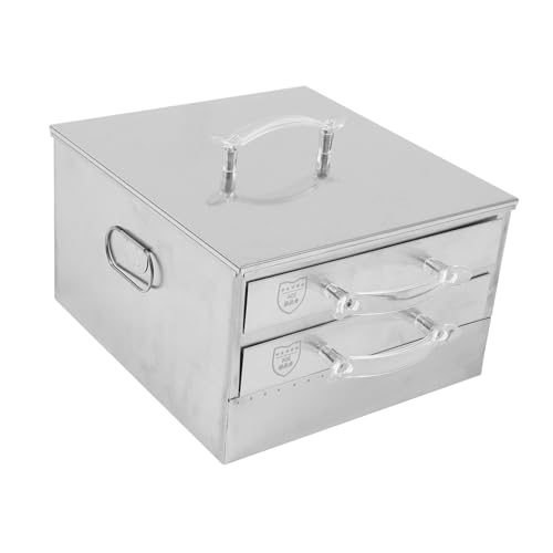 TOBBOMEY Edelstahl Reiskocher Dampfgarer mit Zwei Hitzebeständig Abnehmbarer Deckel Anti verbrennender Griff Kompakter Haushaltsdämpfer für Gedämpfte Reisrollen und Brötchen TOBBOMEY Edelstahl Reiskocher Dampfgarer mit Zwei Hitzebeständig Abnehmbarer Deckel Anti verbrennender Griff Kompakter Haushaltsdämpfer für Gedämpfte Reisrollen und Brötchen von TOBBOMEY