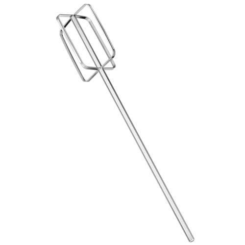 TOBBOMEY Edelstahl Rührstab Handmixer Fleischteig Rührbesen Küchenquirl für Teig Soßen Paste Leicht Robust Ergonomisch Einfach zu Reinigen für Zuhause und Gastronomie Wiederverwendbar TOBBOMEY Edelstahl Rührstab Handmixer Fleischteig Rührbesen Küchenquirl für Teig Soßen Paste Leicht Robust Ergonomisch Einfach zu Reinigen für Zuhause und Gastronomie Wiederverwendbar von TOBBOMEY