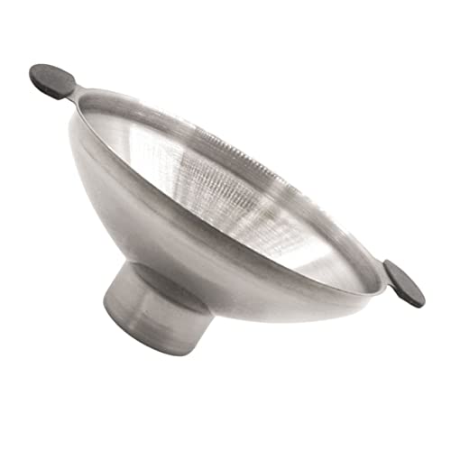TOBBOMEY Edelstahl Trichter mit Griffen Breiter Mund Küchen trichter für Einmachgläser Leichter Metalltrichter Praktischer für Flüssigkeiten und Gewürze Spülmaschinenfest TOBBOMEY Edelstahl Trichter mit Griffen Breiter Mund Küchen trichter für Einmachgläser Leichter Metalltrichter Praktischer für Flüssigkeiten und Gewürze Spülmaschinenfest von TOBBOMEY