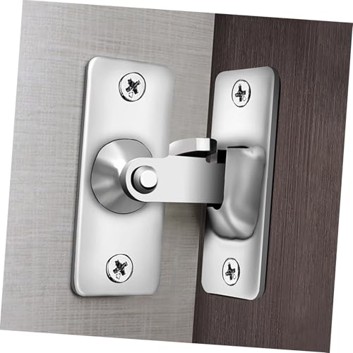 TOBBOMEY Edelstahl Türriegel Langlebiger Sicherheits türriegel für Haus Fenstertüren Ergonomisch Einfach zu Bedienen Robust und Rostfrei von TOBBOMEY