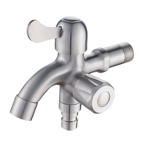 TOBBOMEY Edelstahl Waschmaschinen Wasserhahn Mehrzweck Armatur mit Ergonomischem Griff Rostfrei Platzsparend für Bad Balkon Hotel und Haushalt Einfache Montage Langlebig TOBBOMEY Edelstahl Waschmaschinen Wasserhahn Mehrzweck Armatur mit Ergonomischem Griff Rostfrei Platzsparend für Bad Balkon Hotel und Haushalt Einfache Montage Langlebig von TOBBOMEY