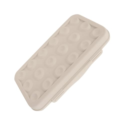 TOBBOMEY Eierbox Fächer Khaki Kollisions Eierhalter Langlebig für Kühlschrank Camping und Haushalt zur Sicheren Aufbewahrung von Hühnereiern und Kleinem Obst TOBBOMEY Eierbox Fächer Khaki Kollisions Eierhalter Langlebig für Kühlschrank Camping und Haushalt zur Sicheren Aufbewahrung von Hühnereiern und Kleinem Obst von TOBBOMEY