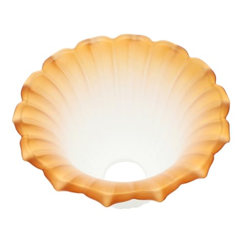TOBBOMEY Europäischer Lampenschirm aus Hochwertigem Glas Ersatz Lampenschirm für Pendelleuchte und Tischlampe mit Mittlerem für Weiches Licht und Stilvolle Raumdekoration TOBBOMEY Europäischer Lampenschirm aus Hochwertigem Glas Ersatz Lampenschirm für Pendelleuchte und Tischlampe mit Mittlerem für Weiches Licht und Stilvolle Raumdekoration von TOBBOMEY
